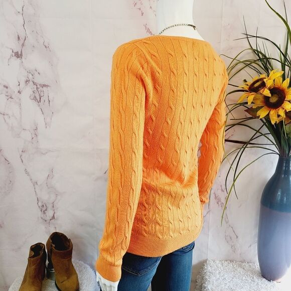 ASOS Strand cable knit v neck sweater - Picture 5 of 6